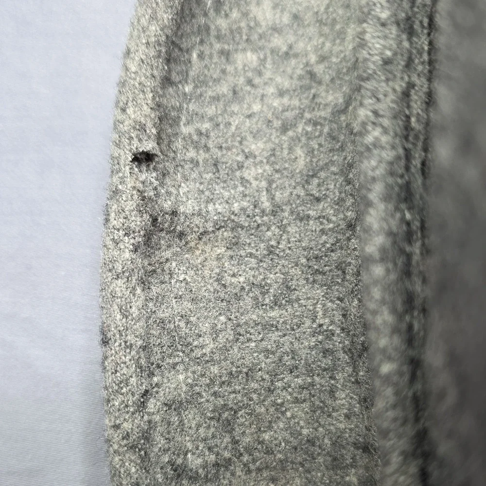 Pendleton Men's Gray Fedora Hat Size 7 Feather Accent Solid Casual Fall Winter